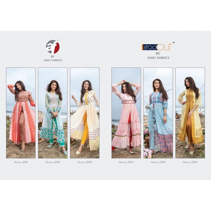 Anju Fashion Breezy Cotton Kurtis